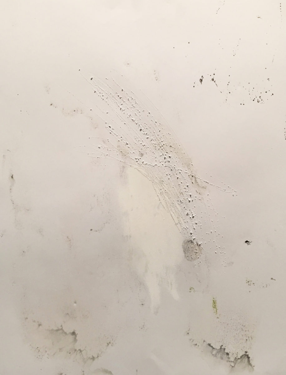 MARC FELD 2016 SÉJOUR Gouache et eau de javel sur papier 50 x 65 cm