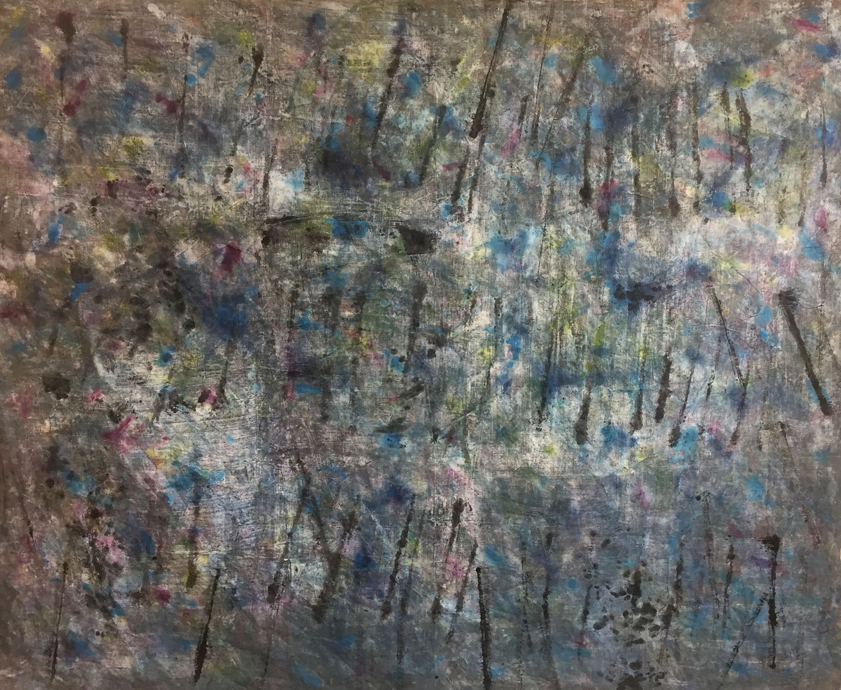 MARC FELD 2019 CADENSE Huile et pigments sur toile 175 x 213 cm